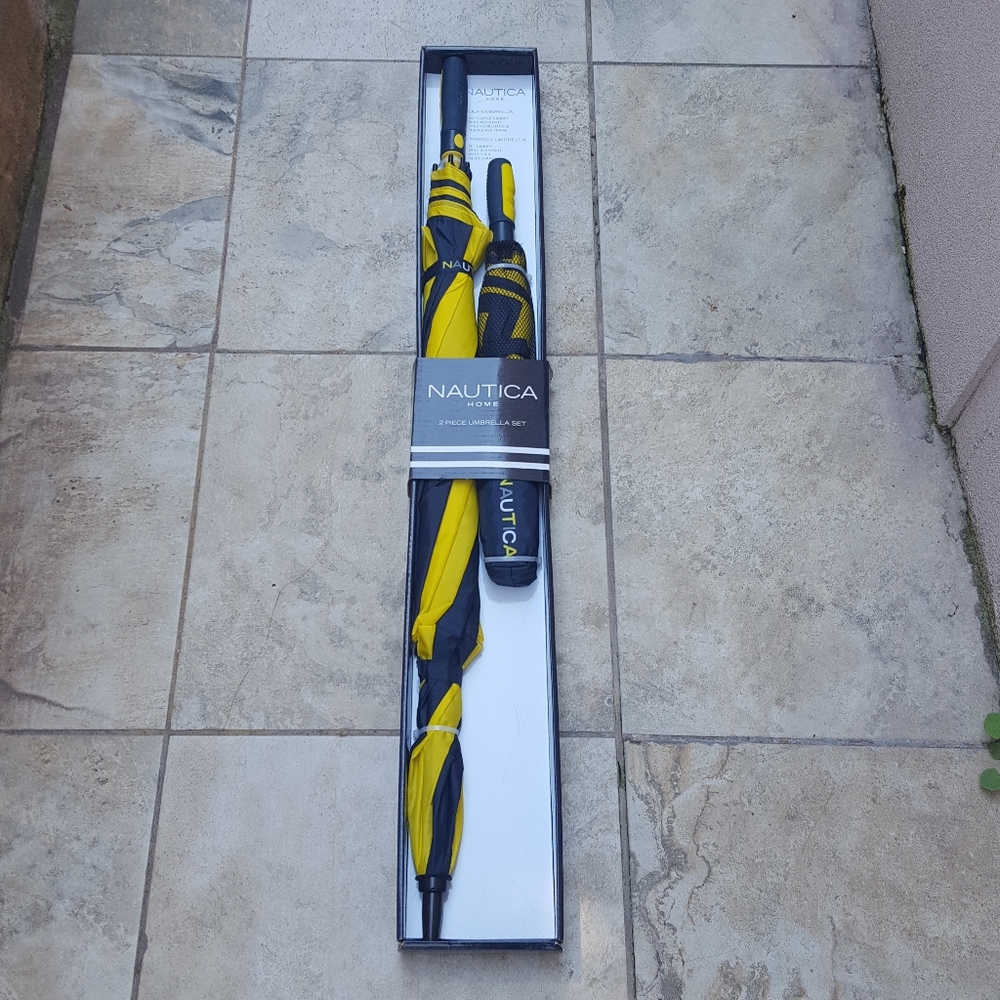 NAUTICA Umbrella  2 piece set  🎁 gift wrapped